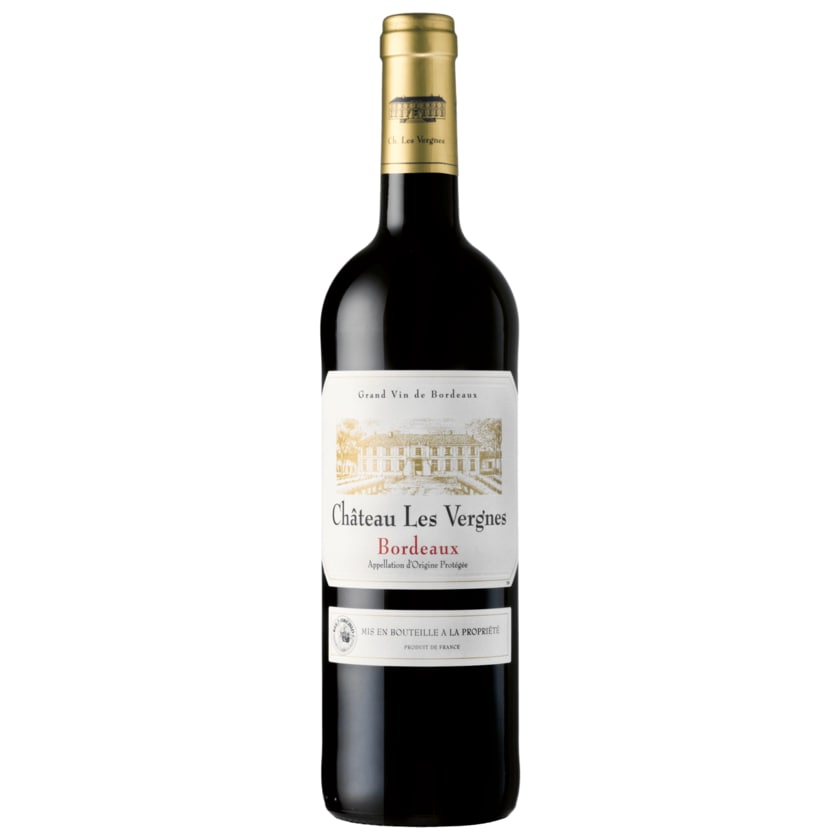 Château Les Vergnes Rotwein Bordeaux trocken 0,75l